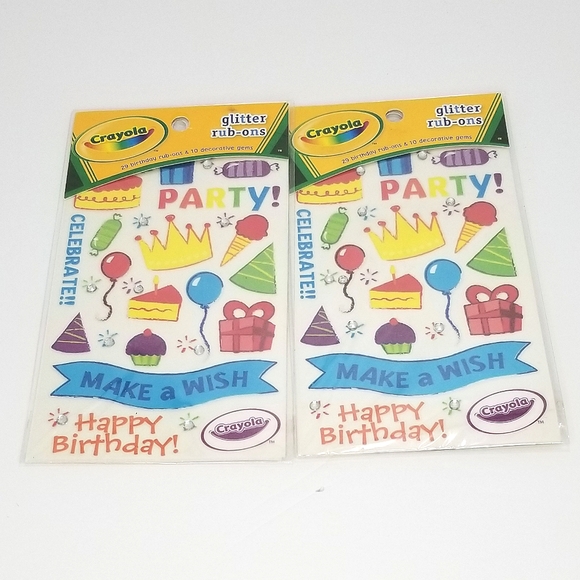 Nostalgic Craft Rub-ons- New in Packages- Crayola & Jim Holz Holiday - Picture 4 of 5